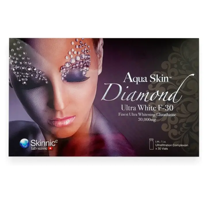 Authentic Aqua Skin Diamond Ultra Whitening Glutathione 30vials Made In Switzerland Lazada Ph