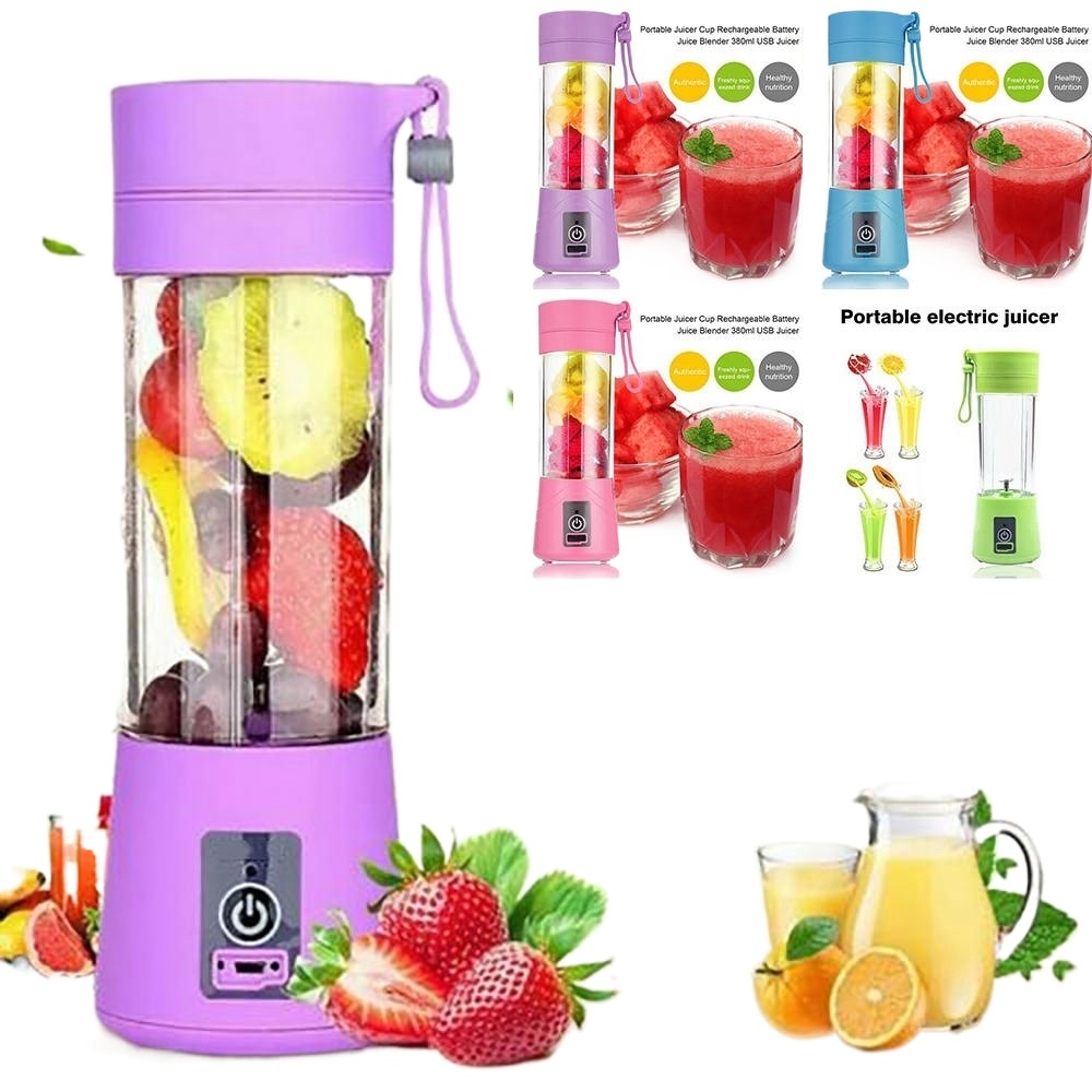 AZ Rechargeable ctric Fruit Juicer Portable Juice Cup Blender B Lazada PH