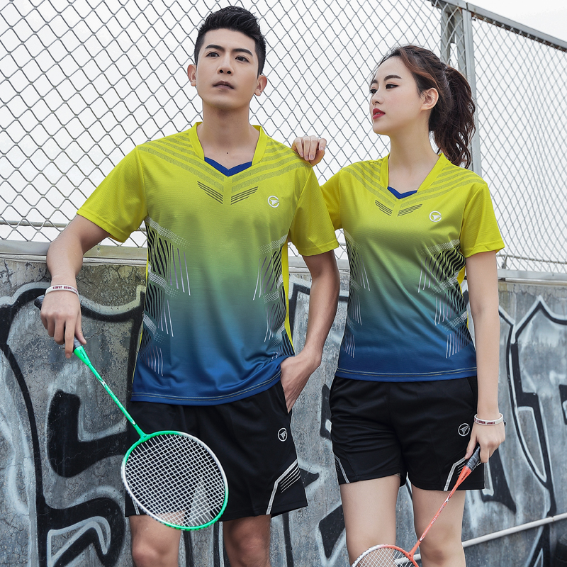 Girls Table Tennis Jerseys Outdoor Sports Women Badminton T, 49% OFF