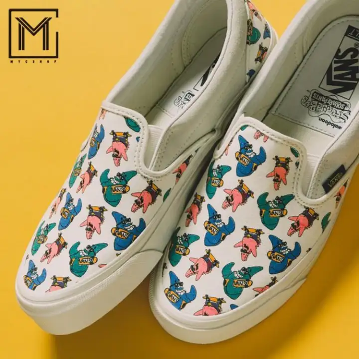 slip on vans spongebob