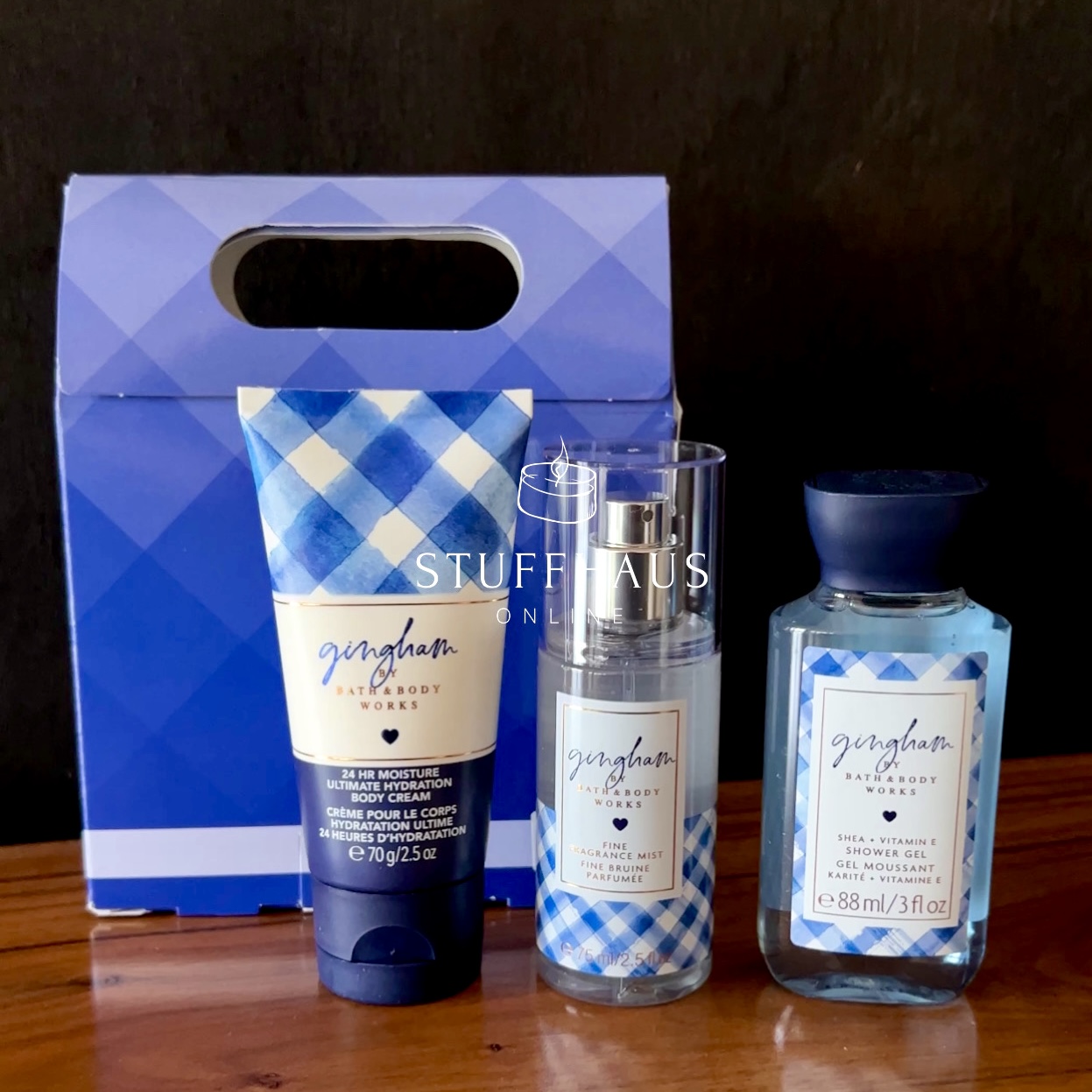 Authentic Bath And Body Works Gift Set Full Size 236Ml / Travel Size 75Ml  Warm Vanilla Sugar Dahlia Gingham Champagne Toast Strawberry Pound Cake  Eucalyptus Spearmint A Thousand Wishes Into The Night