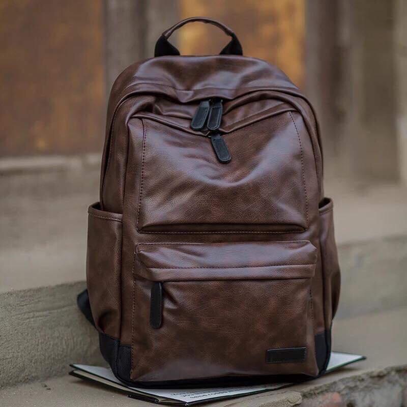 Korean Leather Backpack Model 1 Lazada PH