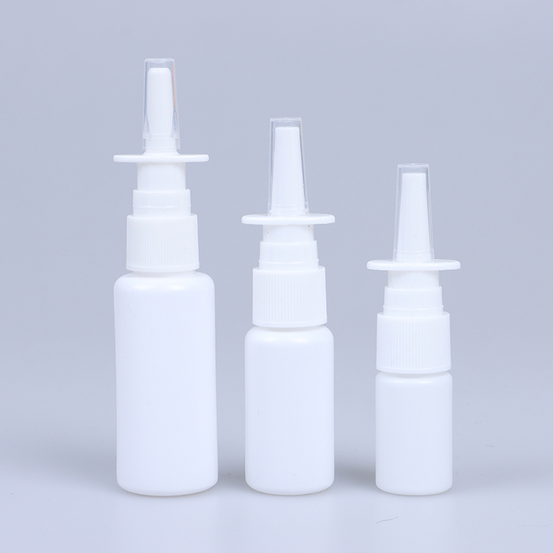 Nofui 10 20ml 30ml Empty Plastic Nasal Pump Spray Bottles Sprayer Mist Nose Refillable
