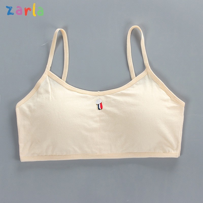 Cotton 8-16 Years Kids Underwear Children Vest Fashion Baby Bra For 10  Years Old Girl