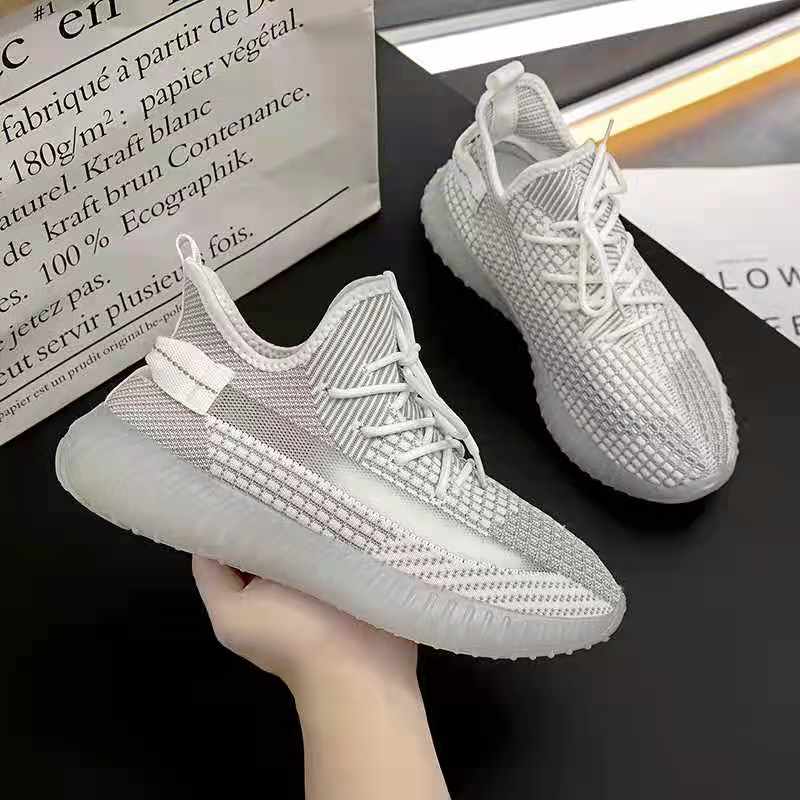 New Running Shoes YeeZzy Boost350 Breathable Running Shoes Coconut