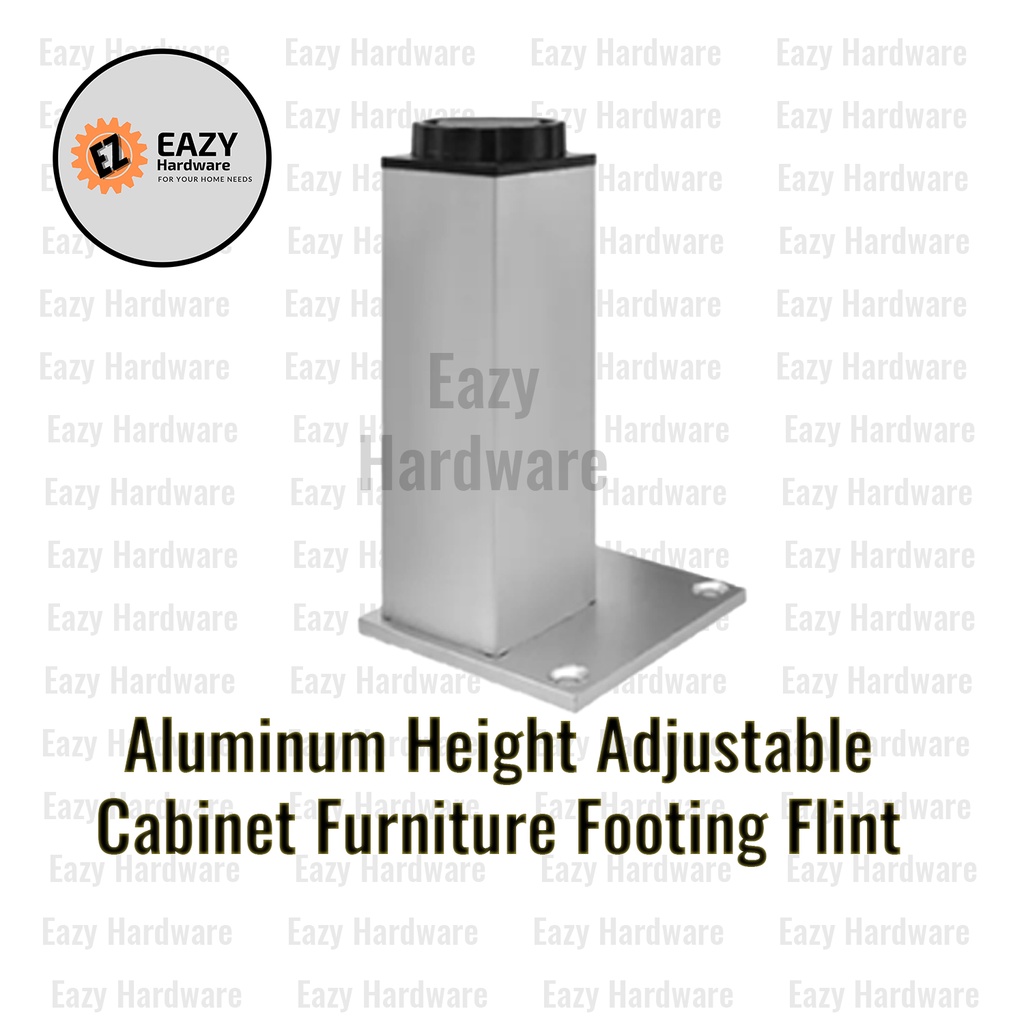 Aluminum Height Adjustable Furniture Footing Flint (10cm and 12cm) Lazada PH