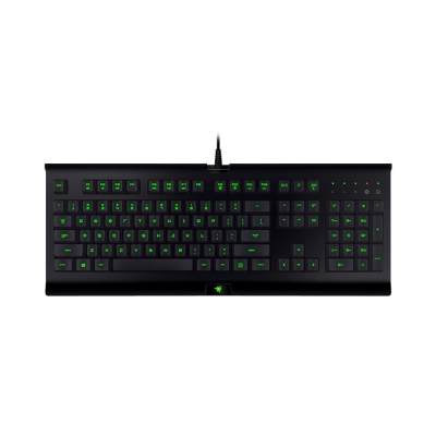 Razer Cynosa Proคีย์บอร์ดเกมมีสาย,คีย์บอร์ดเมมเบรนเรืองแสงสำหรับเกมบันทึกมาโครโปรแกรมได้104ปุ่มสำหรับแล็ปท็อปพีซี