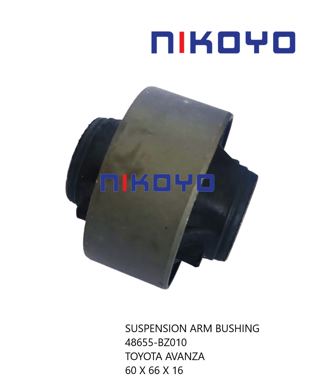 SUSPENSION ARM BUSHING TOYOTA AVANZA '07'11 [NP] (48655BZ010) 60 X 66