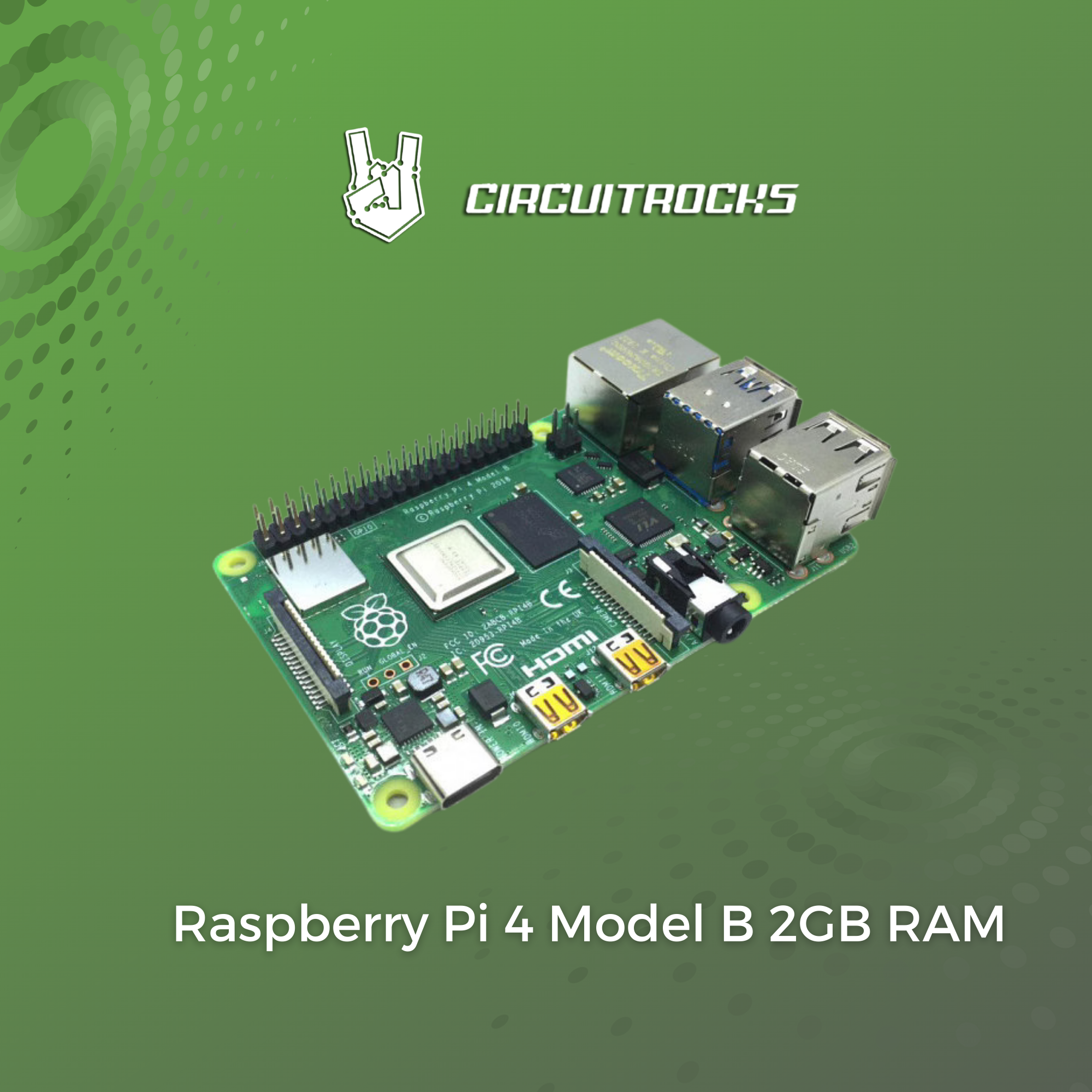 Circuitrocks Raspberry Pi 4 Model B 2GB 4GB 8GB RAM Bluetooth WiFi For ...