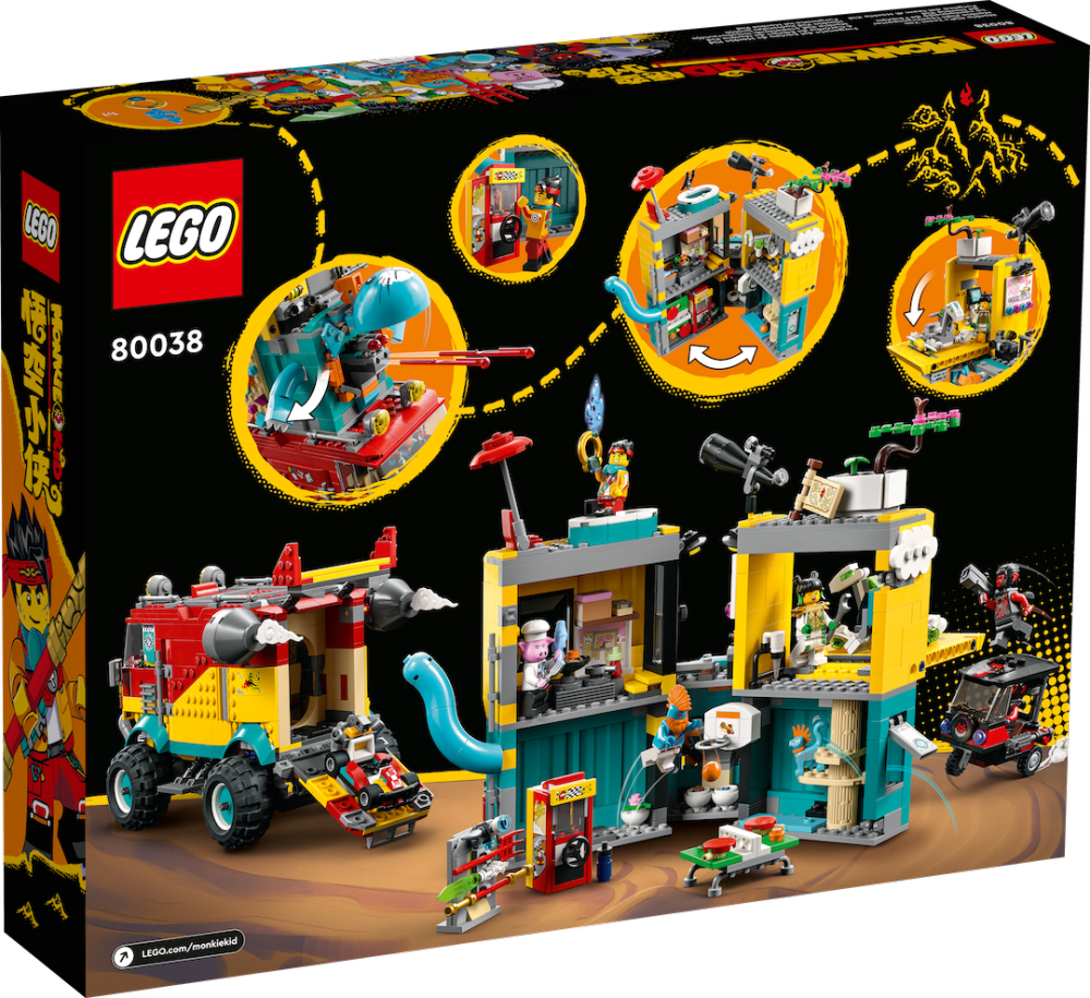 【Official】 LEGO 80038 Monkie Kid’s Team Van 8003pcs 9+