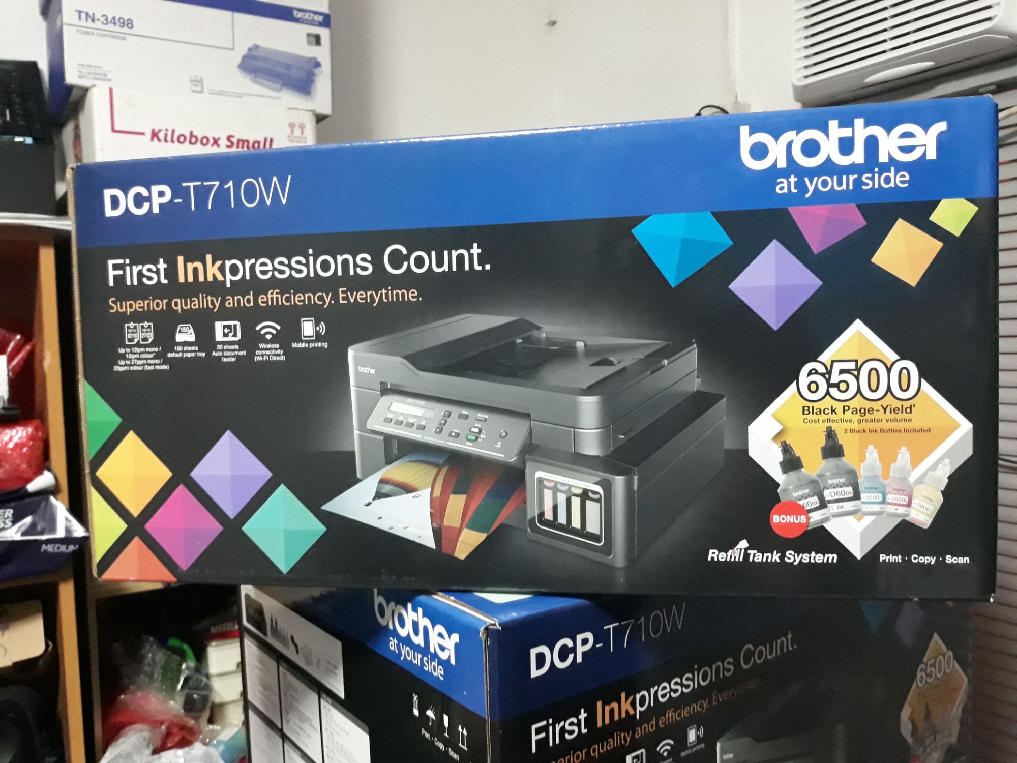 dcp t710w printer