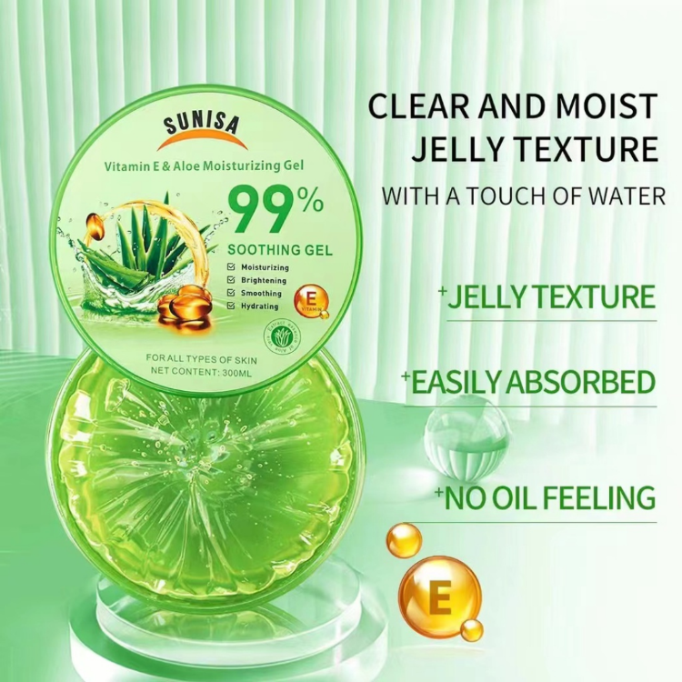 CENTER BEAUTY SUNISA Aloe Vera 99 Soothing Gel Original Vitamin E Moisturizer Hydrating
