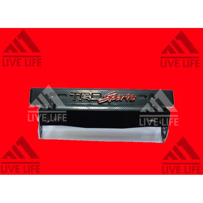 Car Plate Holder Adjustable w/ Reflector ( With Free Bolts ) Lazada PH