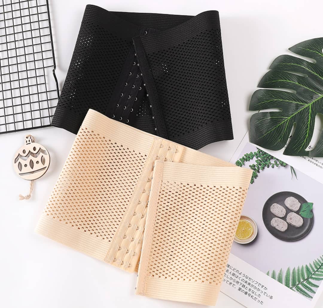 Tummy slimming Belt Adjustable tight girdle Steel Boned Trainer Girdle