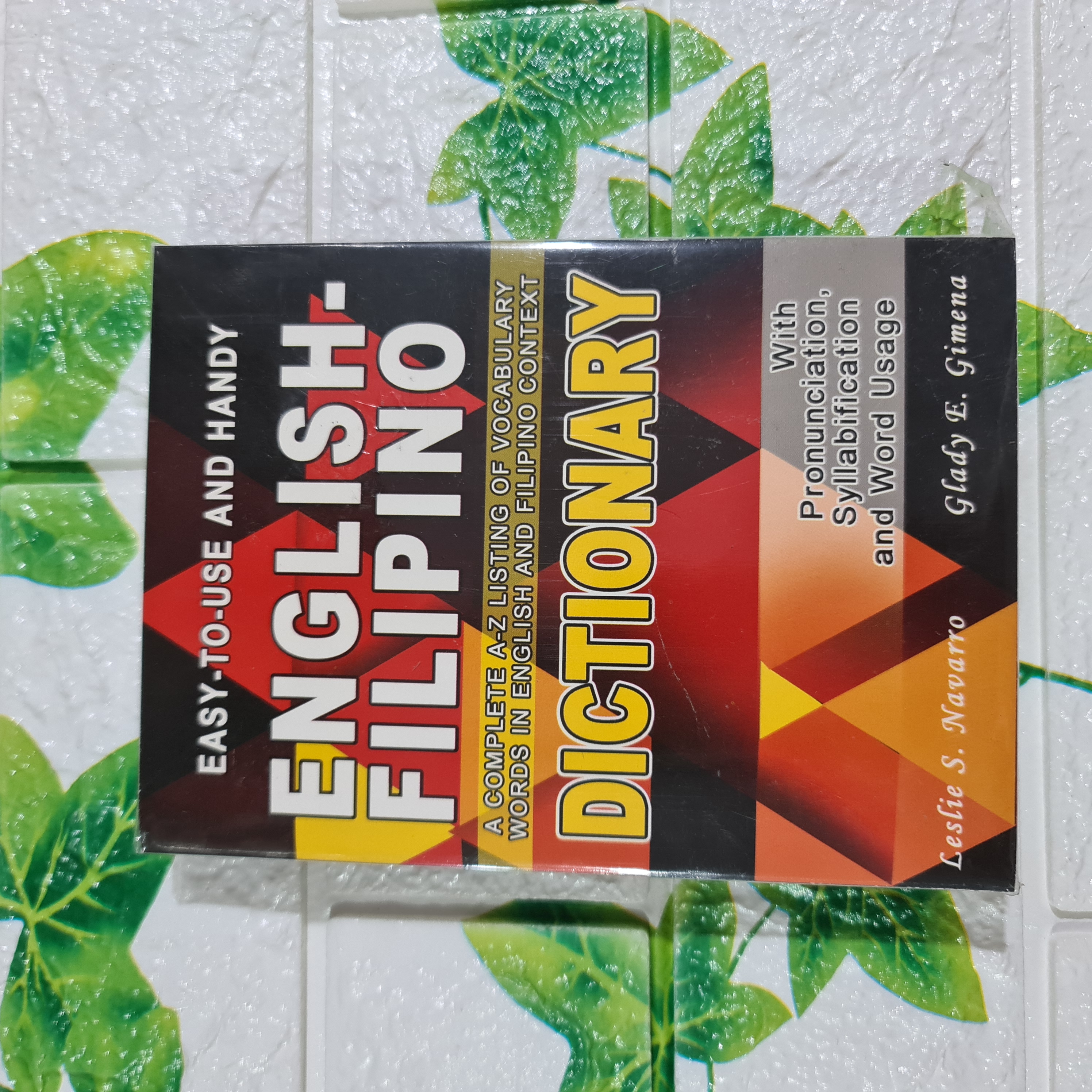 Easy to Use and Handy ENGLISH FILIPINO Dictionary ByNavarro Lazada PH