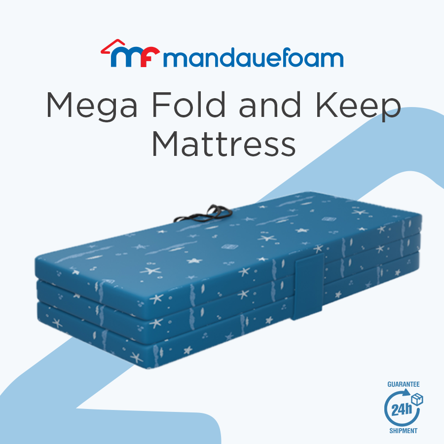 Mandaue Foam Mega Fold and Keep Mattress Inches Thickness Poly