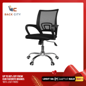 Back City Parker Mesh Back Office Chair with Chrome Base