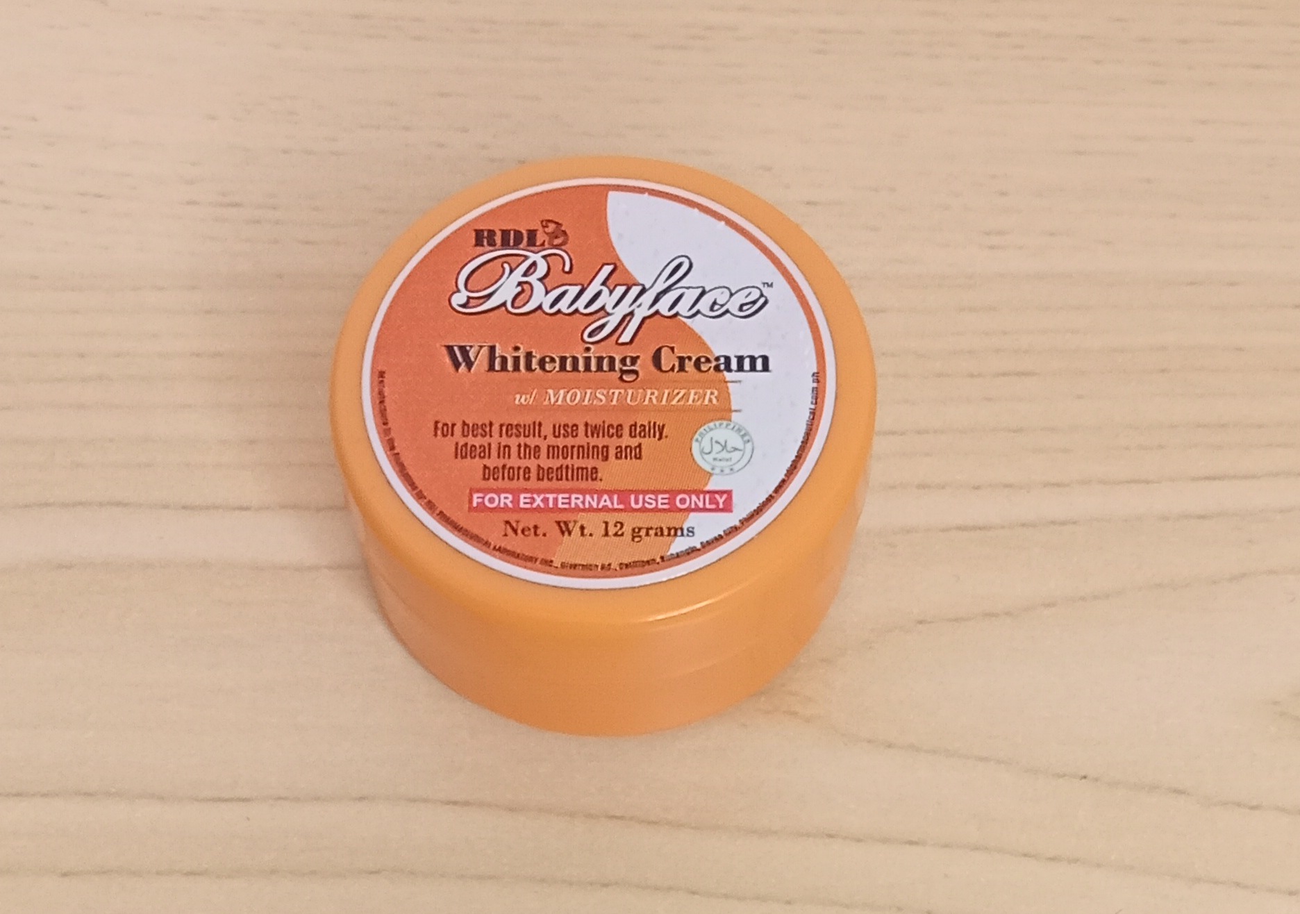 RDL BABYFACE WHITENING CREAM WITH MOISTURIZER 12 GRAMS Lazada PH