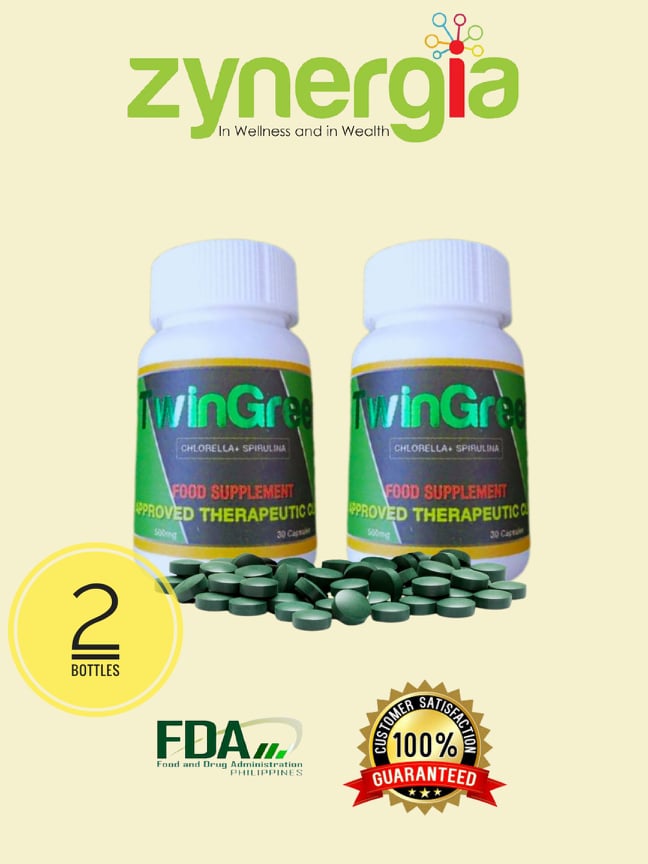 Zynergia Twingreen 30 Capsules 2 Bottles Lazada PH