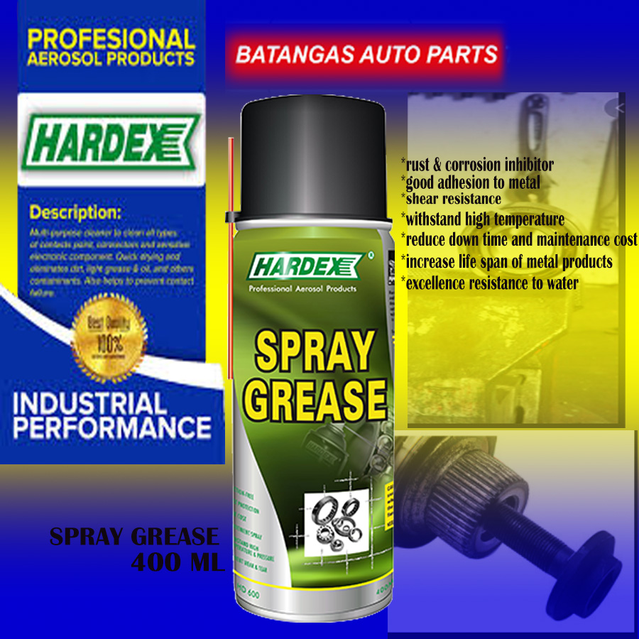 HARDEX SPRAY GREASE 400ML HD600 Lazada PH
