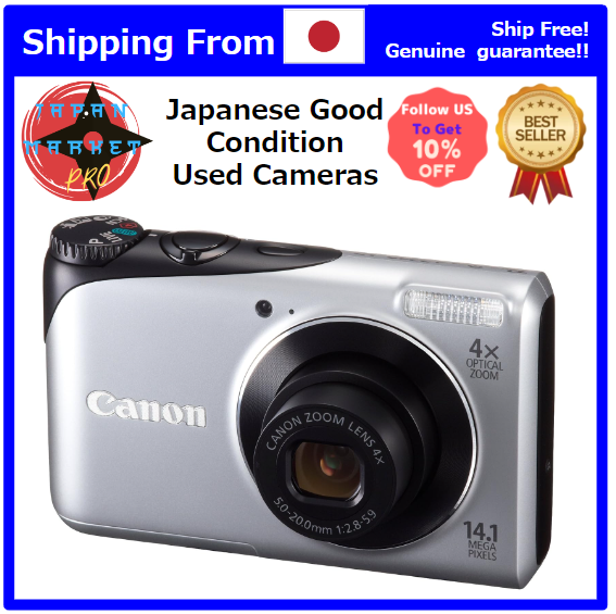 Japan Used Point & Shoot] Canon Digital Camera PowerShot A2200