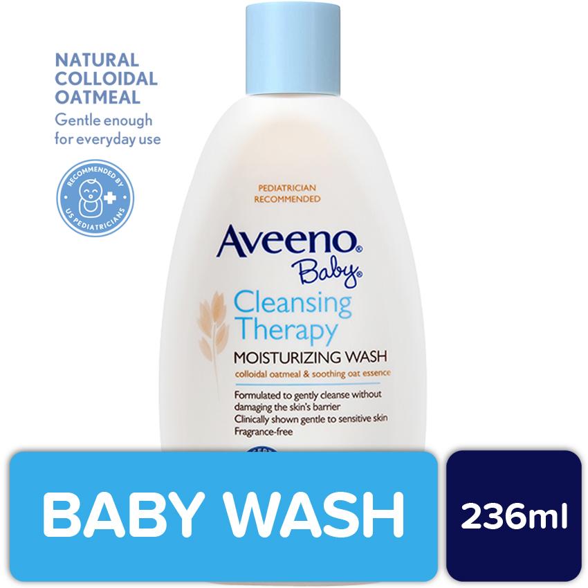 aveeno baby cleansing therapy moisturizing wash