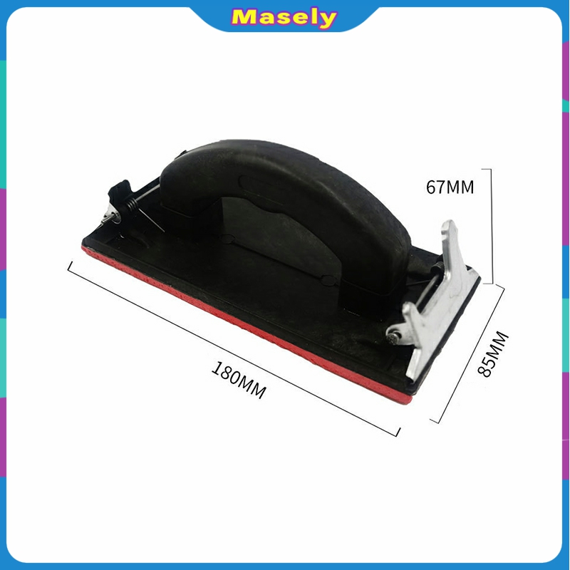 Masely Handheld Sandpaper Sheet Frame Holder Antislip Hand Sandpaper