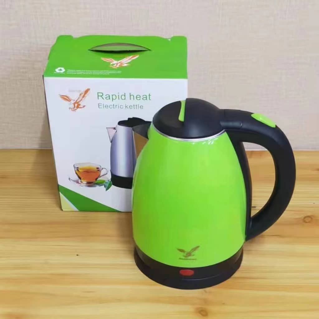 2L STAINLESS and PLASTIC ELECTRIC KETTLE with automatic stop GOLDEN