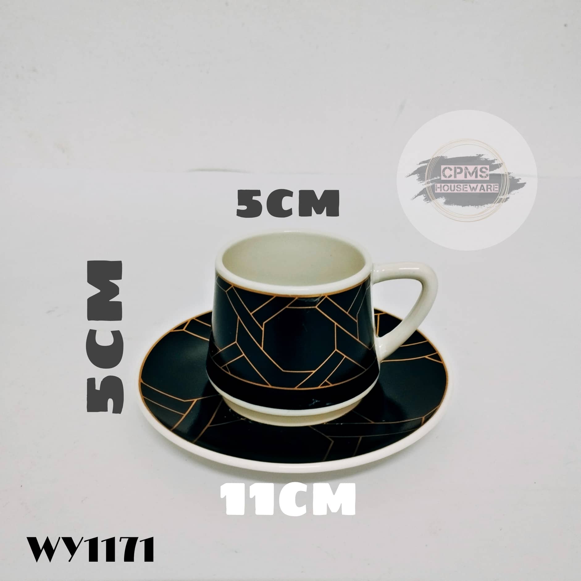 12PCS CERAMIC LUXURY TEA CUP SET WY1170 / WY1171 Lazada PH