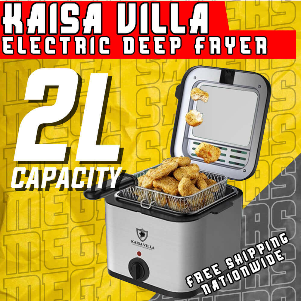 Kaisa Villa deep fryer electric fries fryer 2.5L Mini Deep fryer frying