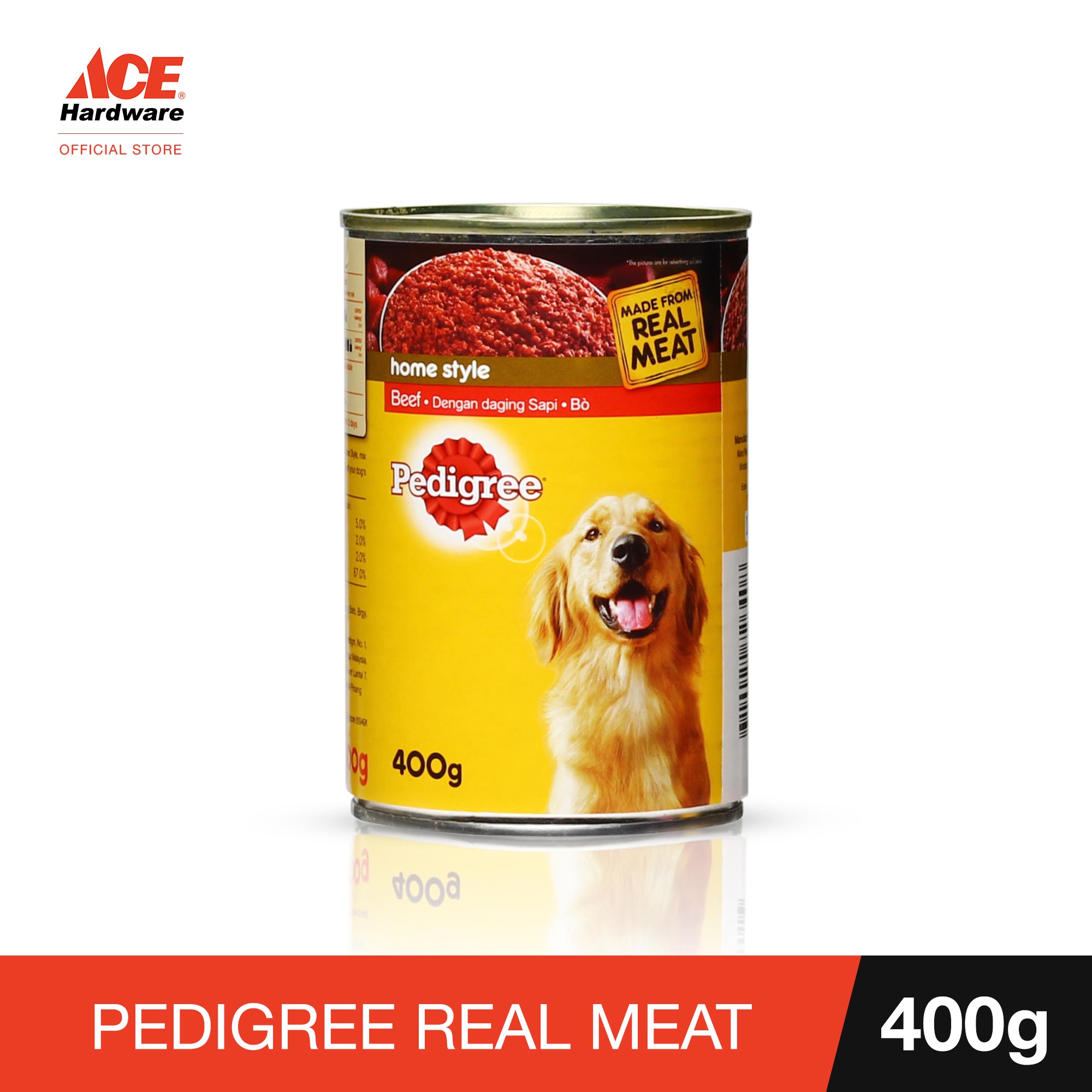 PEDIGREE Real Meat Beef Flavor In Can 400G | Lazada PH