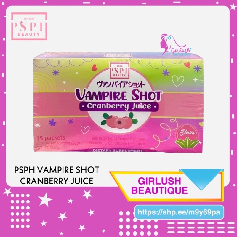 Vampire Shot PSPH Cuppacopi Frothy Coffee Vampire Shot Cranberry Juice Vampire Shot ...