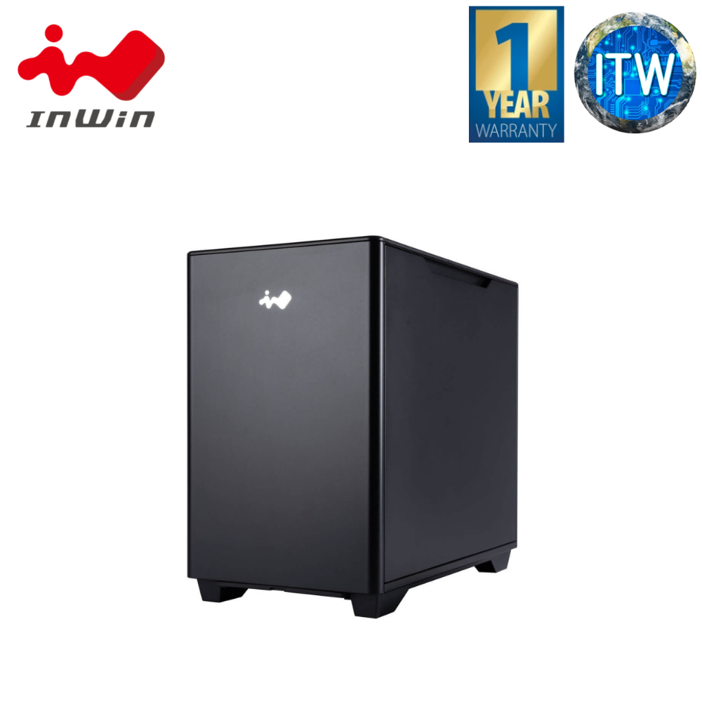 Inwin A3 Tempered Glass, Mini Tower PC Case (Black) | Lazada PH
