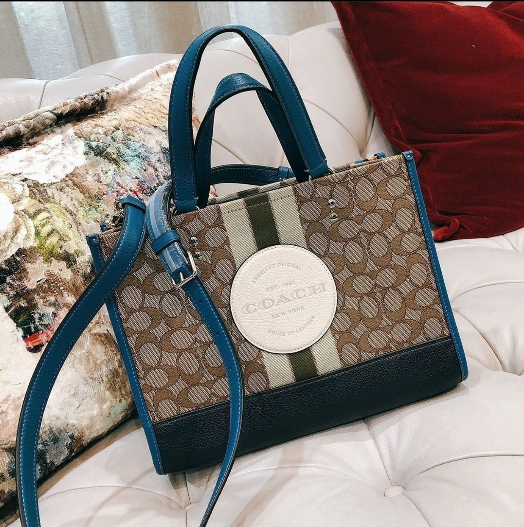 coach dempsey carryall tote