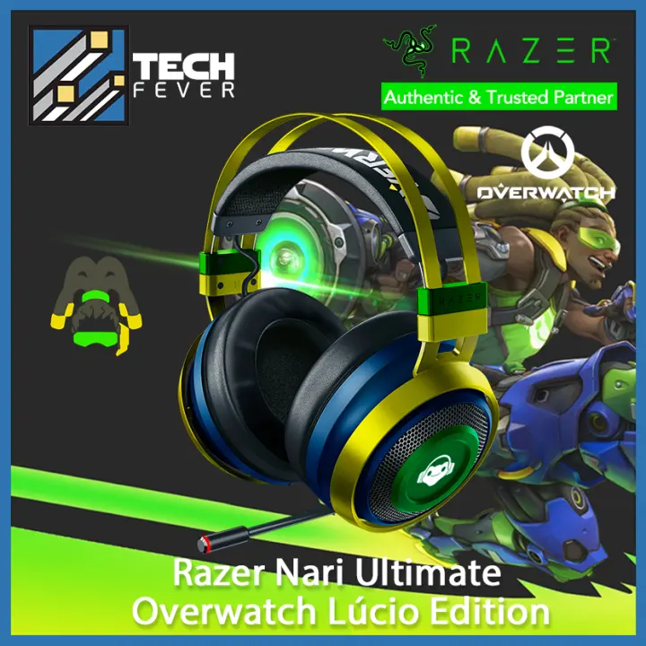 Razer Nari Ultimate Wireless 7 1 Surround Sound Gaming Headset Thx Audio Haptic Feedback Auto Adjust Headband Chroma Rgb Retractable Mic For Pc Ps4 Ps5 Overwatch Lucio Edition Lazada Ph