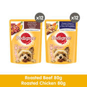 PEDIGREE® Roasted Beef and Chicken Wet Dog Food Case