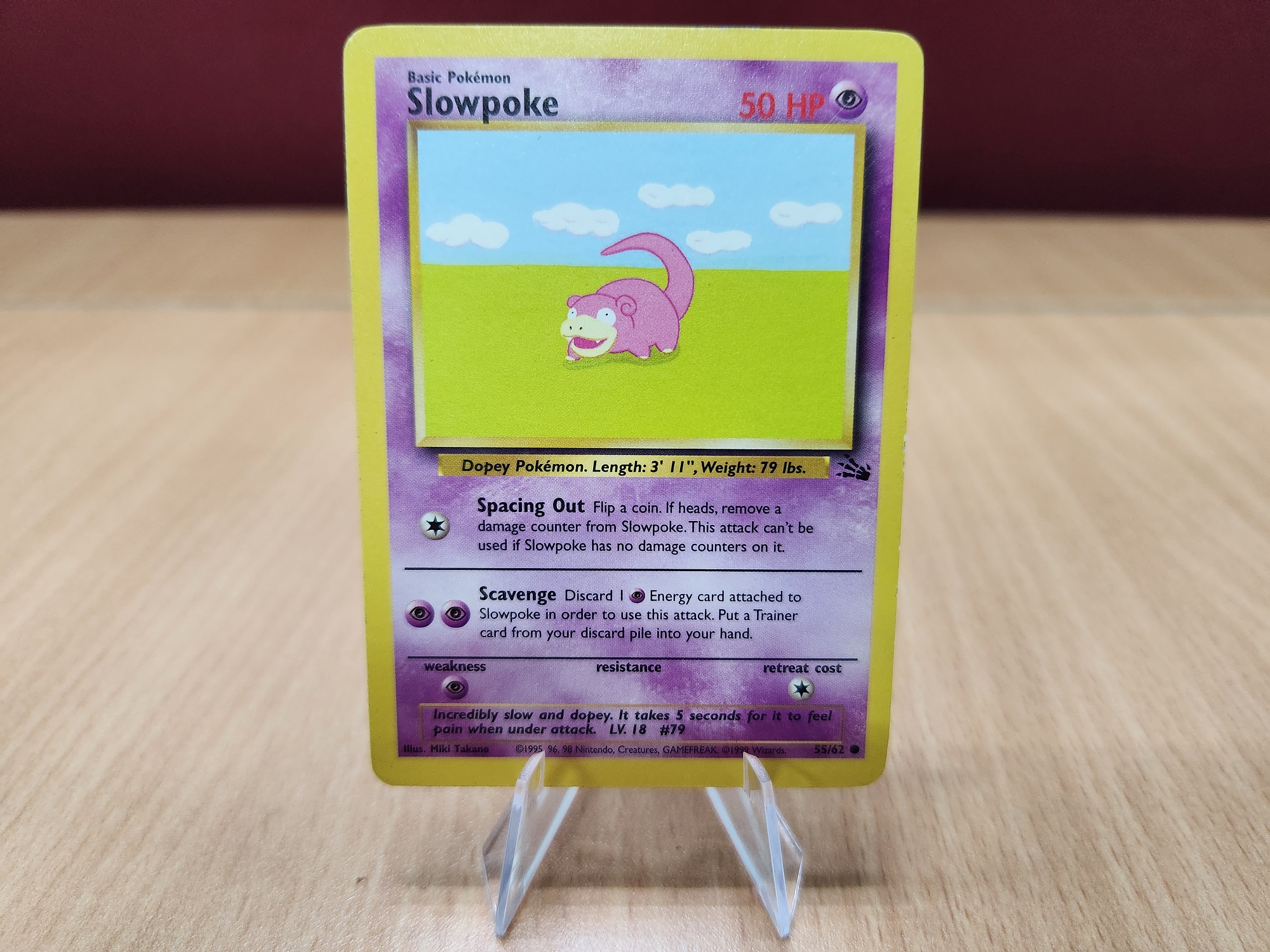 Set][Vintage] Slowpoke and Slowbro - 43 55 - Fossil - Pokemon Card Singles  Vintage Pokemon Fossil Cards 8+ Age Pokemon Card Set - Lazada | Lazada PH
