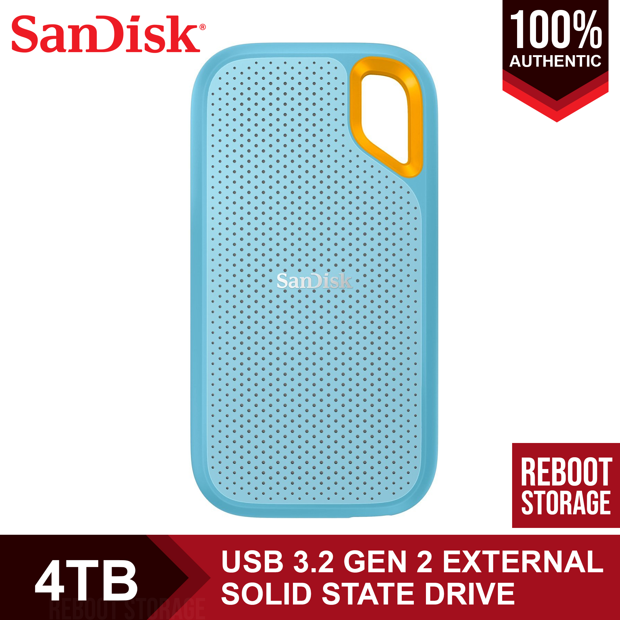 SanDisk Extreme Portable SSD Solid State External Hard Drive (1 TB to 4 TB)