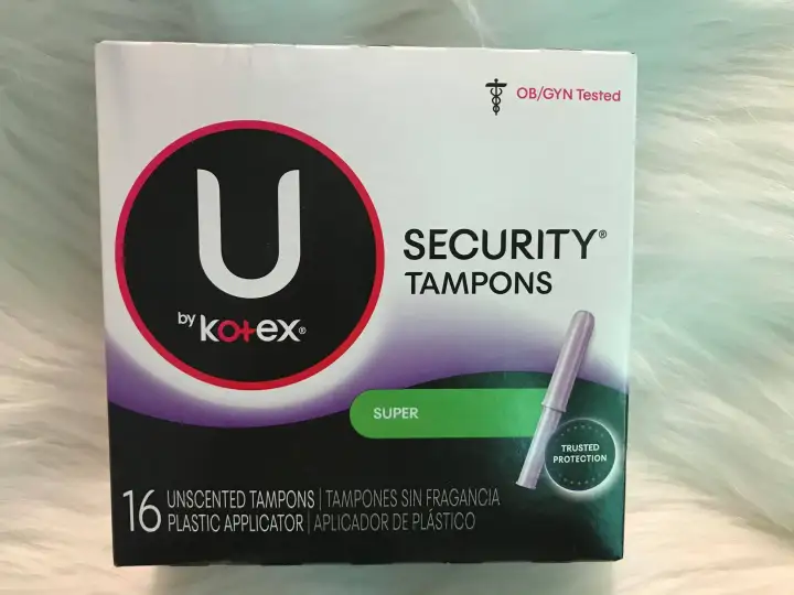 U By Kotex Security Super Unscented Tampons 16 Counts Lazada Ph