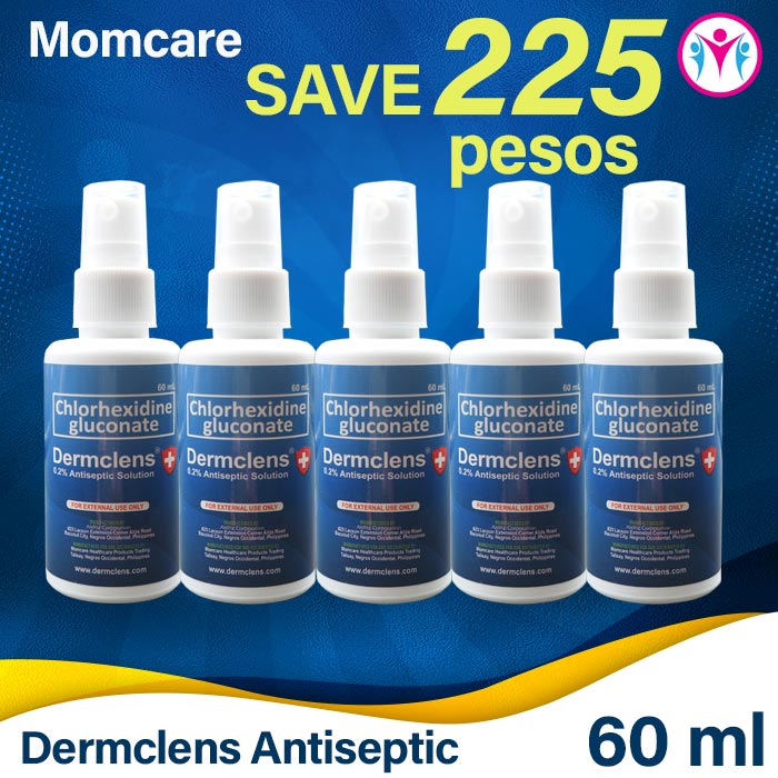 DERMCLENS (0.2 Chlorhexidine Gluconate) Antiseptic Solution Lazada PH