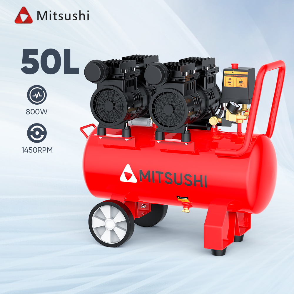 Mitsushi MIT160050L 50 Liters 1600W 220V Oil Free Air Compressor
