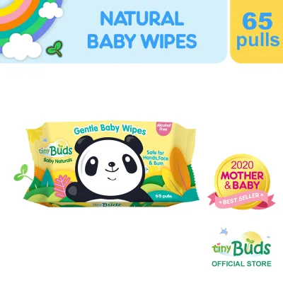 Tiny Buds Natural Organic Baby Wipes (65 Pulls)