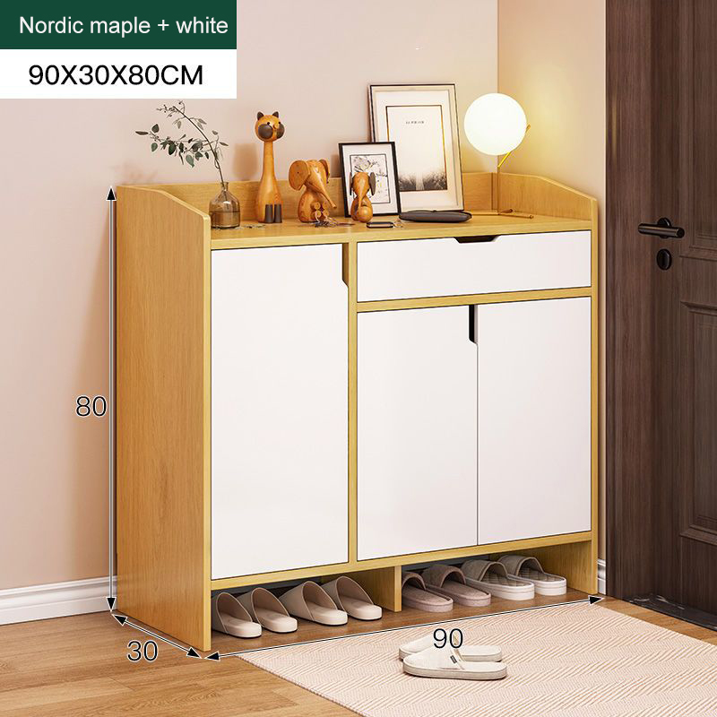 Space Saver Shoe Wood Flip Shoe Cabine Storage Shoe Rack