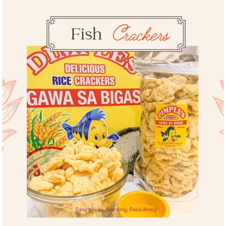 dimples rice crackers