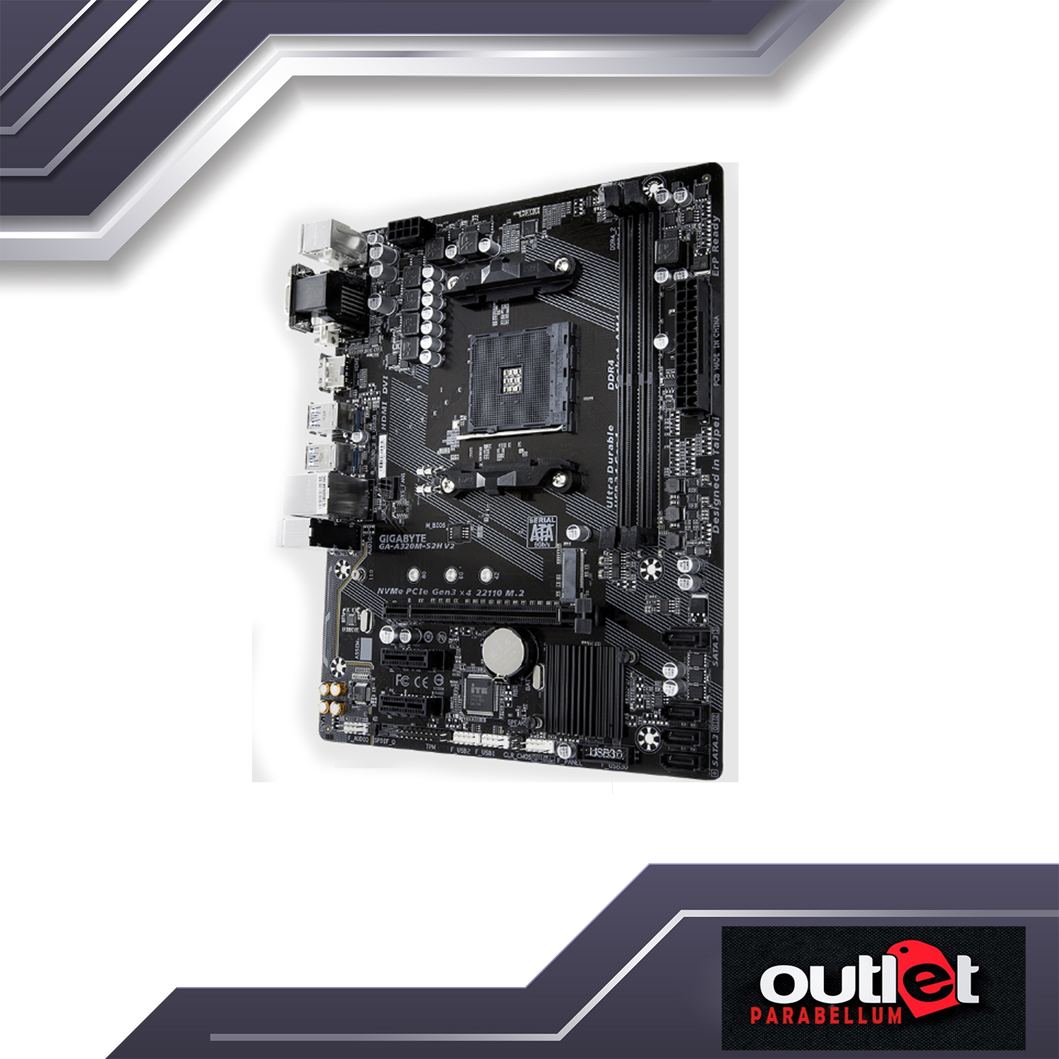 Gigabyte A320m S2h V2 Gigabyte GA A320M S2H V2 Am4 Ddr4