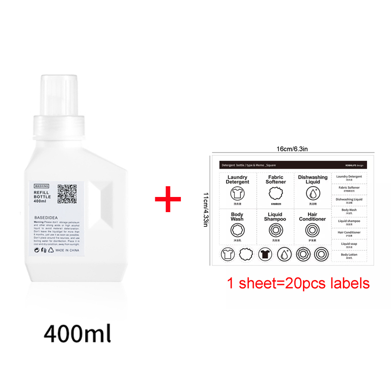 Laundry Liquid Refillable Bottle Laundry Detergent Dispenser Large