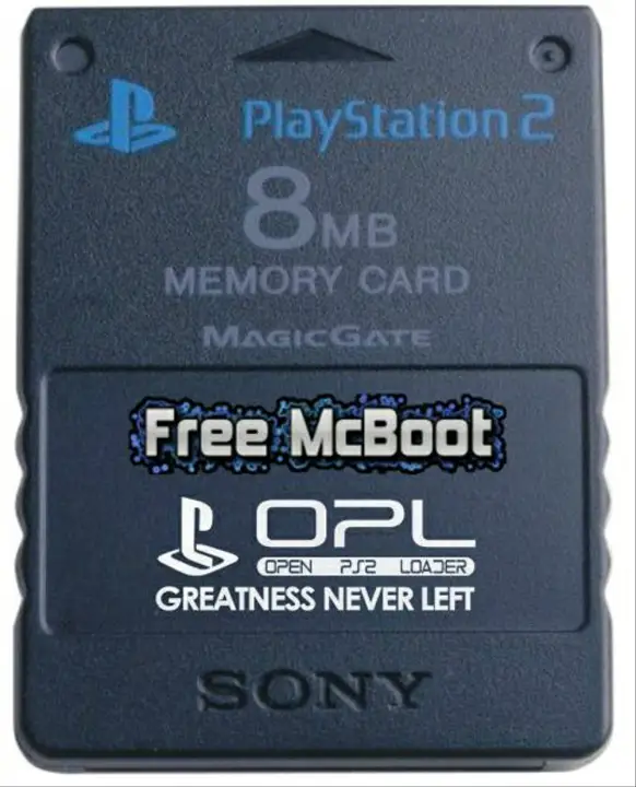 PS2 Memory Card with Free MCBOOT 