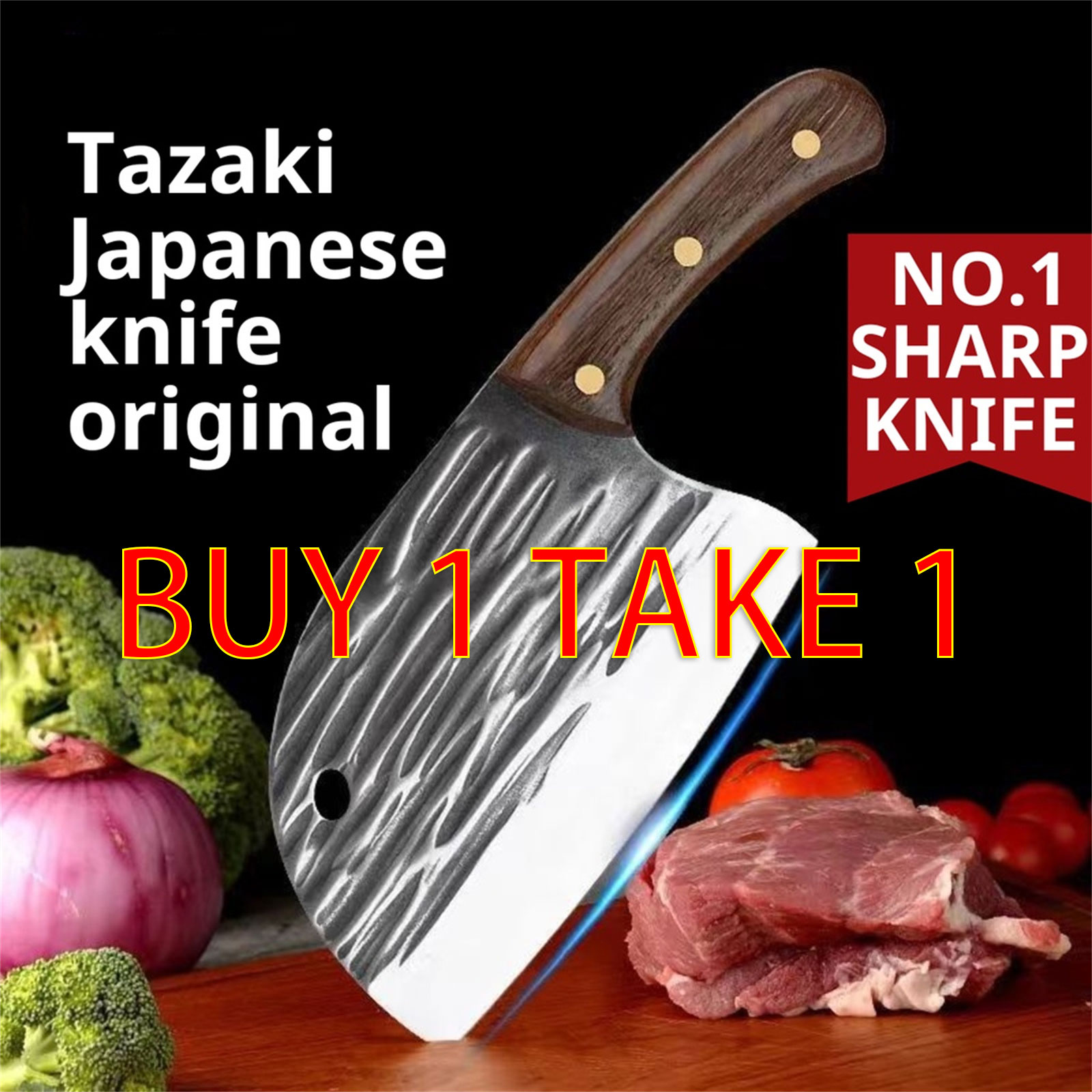 Japanese Knife Original Tazaki Knife Boning Chef's Knife Handmade