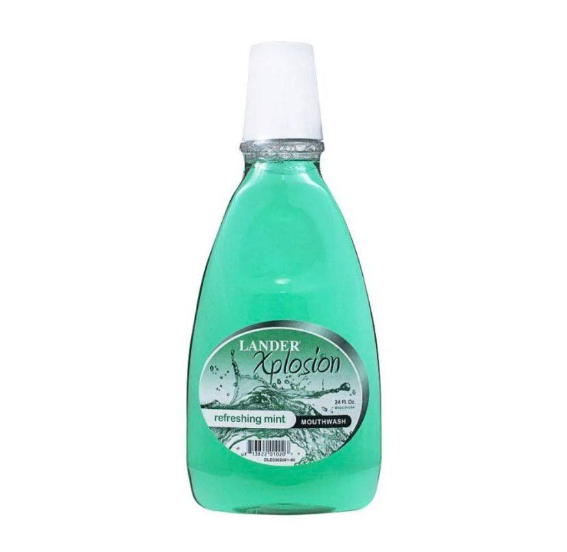 Lander Xplosion Mouthwash & Gargle 24oz (709ml) Refreshing Mint