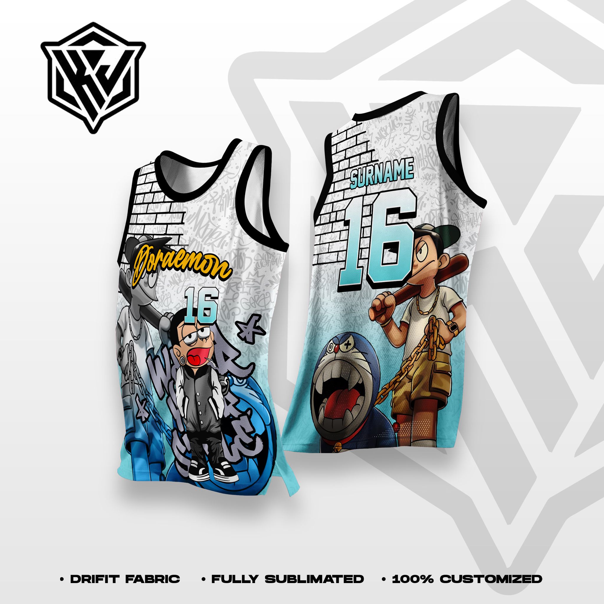 DORAEMON FULL SUBLIMATION JERSEY Lazada PH